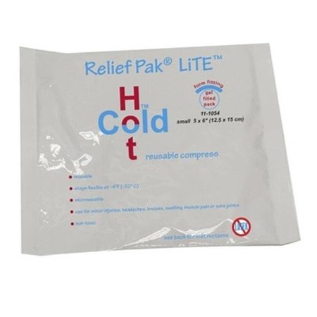FABRICATION ENTERPRISES Fabrication Enterprises 11-1054-48 5 x 6 in. Relief Pak Lite Reusable Hot & Cold Pack - Pack of 48 11-1054-48